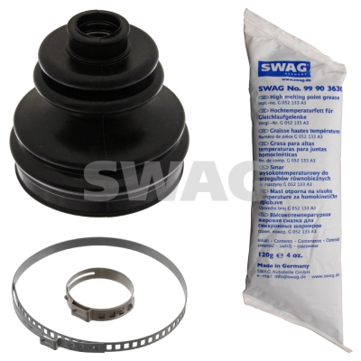 SWAG 30 93 8331 Féltengely gumiharang készlet, porvédő készlet